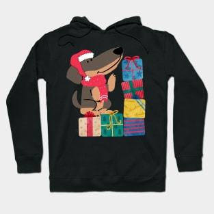 Wiener Dog Christmas Hoodie